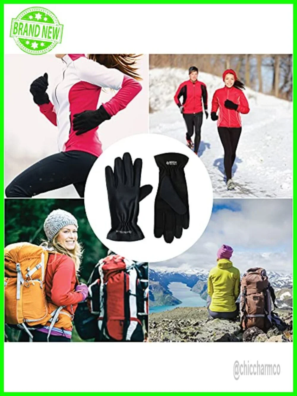Lightweight Windproof Touchscreen Gloves with Slip-Resistant Grip